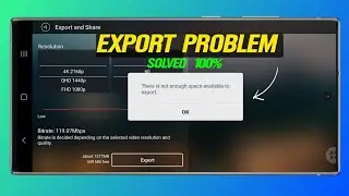 how to fix kinemaster exporting error problem