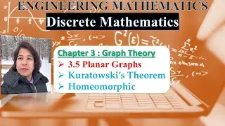 Ch 3.5.1 Kuratowski’s Theorem | Graph Theory Lectures by @MonalisaCS