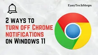 How to Turn Off Chrome Notifications on Windows 11 | Easy Tech Steps