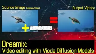 Dreamix - Applying Video Diffusion Models as General Video Editors (AI-fused Video Editing)