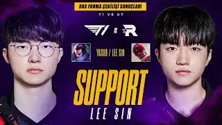 FAKER YASUO KERIA DESTEK LEE SIN ALIYOR | T1 VS KT ANALİZ + ÇEKİLİŞ SONUÇLARI