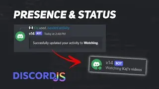 [OUTDATED] Discord.js V14 - #21 Update Presence Command