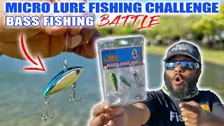 Micro Fishing Lures Bass Fishing Challenge ((FIXED AUDIO))