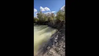 Situación de llenado de la tercera laguna. Lagunas de La Guardia (Toledo) 27-10-2024