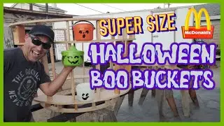 Making Super Sized McDonald's Halloween Boo Bucket Toys - Part 1