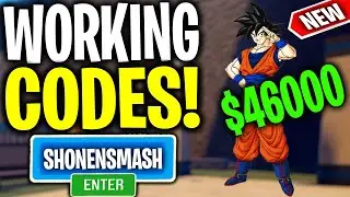 (UPDATED) ALL *NEW* WORKING SHONEN SMASH CODES 2021 ROBLOX