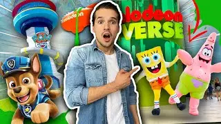 Asi es el nuevo parque tematico de PAW PATROL Y BOB ESPONJA !! (Nickelodeon Universe) / Memo Aponte-