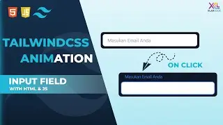 Input field animation v1 design in HTML & TailwindCss