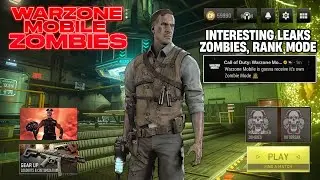 Warzone mobile receiving its own zombie mode (interesting news & leaks,rank mode,zombies)wzm