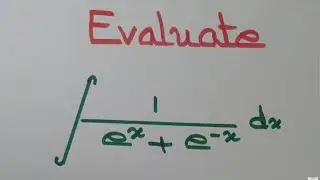 Evaluate the integral of 1/(e^x+e^-x)