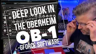 Deep look at Oberheim OB-1 synth - a plugin from GForce software