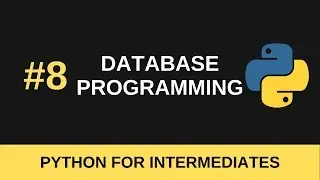 Python Intermediate Tutorial #8 - Database Programming