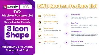 Modern Feature List Addon For Elementor Tutorial | Create Stunning Feature Lists