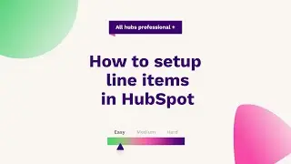 How to setup line items in HubSpot | HubSpot Help