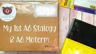 MY FIRST A6 STALOGY NOTEBOOK AND A6 MOTERM | A REVIEW