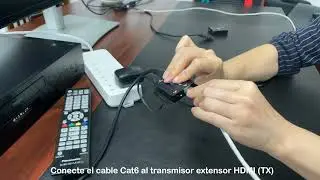 Extensor De Hdmi Adaptador Cat5e/6/7 60m Full Hd 1080p 3d