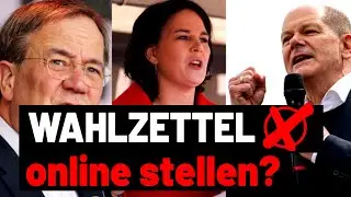 Darfst du deinen Wahlzettel veröffentlichen ? (von Rechtsanwalt erklärt)