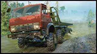 DEEP MUD! ENGINE BROKEN! - SnowRunner