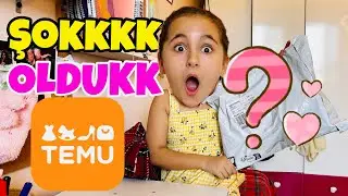 ASLI YARENE BÜYÜK SÜRPRİZ !! TEMU OKULA DÖNÜŞ KIRTASİYE SİPARİŞİ GELDİ !!