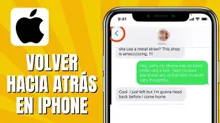 Cómo VOLVER Hacia Atrás En iPhone