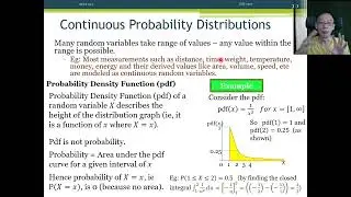 Discrete and Continuous Distributions - 05 - Continuous Distributions (Part 1/3)