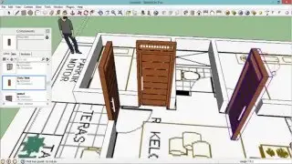 Belajar Sketchup - Membuat Rumah menggunakan denah