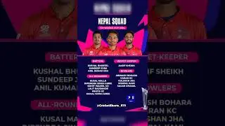 Nepal Squad For T20 World Cup 2024 