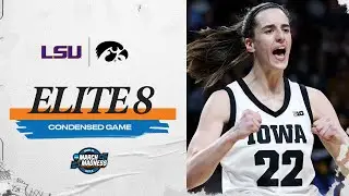 Iowa vs. LSU - Elite Eight NCAA tournament extended highlights