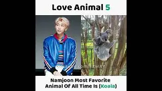 BTS Favorite Animal Except DOG And CAT... 😍😍 