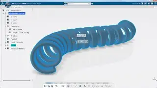 CATIA | Generative Shape Design | How to Generate a Spiral Cable?