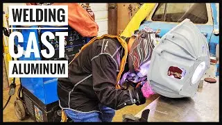 (How To Weld) Cast Aluminum (CRACKED) Bell Housing!!!