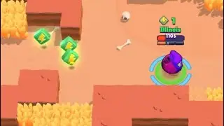 Eve gameplay in solo showdown in Brawl stars! 😎🏆