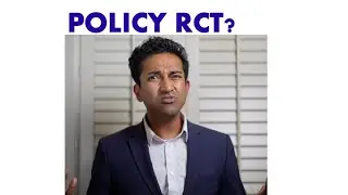 How to run an RCT of a POLICY Intervention | For Dummies