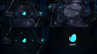 Sci-Fi Logo Reveal (AfteR Effects template)