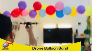 Epic Drone Balloon Burst 2024 #drone #dronevideo #droneshots #dronelife