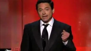 Robert Downey, Jr. Salutes Warren Beatty