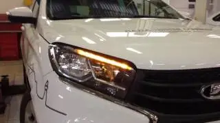 Установка "бегущего" поворотника на Lada X-Ray