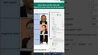 Filter Pictures in Excel || How to lock picture to cell in Excel_ shortcut