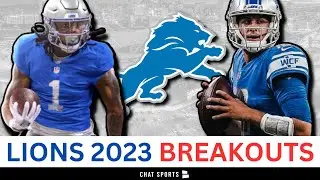 Detroit Lions 2023 BREAKOUT Candidates Ft. Jared Goff, Jahmyr Gibbs, & C.J. Gardner Johnson