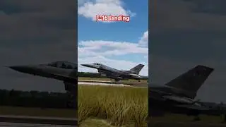 F-16 landing at Allepo Air Base, Syria | Viper | DCS World #dcs #dcsworld #f16 #landing #syria