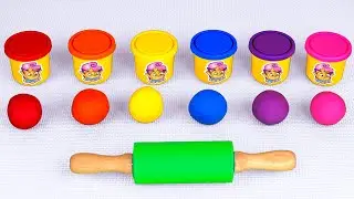 Play With Clay 🌈😻 Learning Colors and Letters | Kids Videos By Muffin Socks