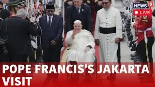 Pope Francis LIVE | Pope Francis Jakarta Visit | Pope Francis At Jakarta's Istiqlal mosque | N18G