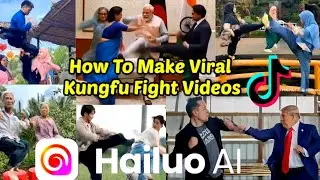 How To Make Viral Ai Kungfu Videos | Hailuo ai video making tutorial | Tiktok viral fight vdeos