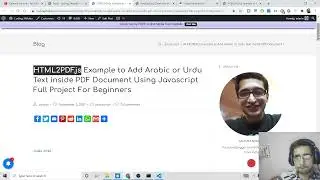 HTML2PDF.js Example to Add Arabic,Hindi,Spanish Language Text inside PDF Document Using Javascript