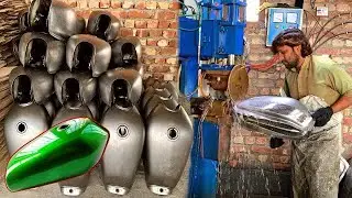 Amazing Manufacturing process of Motorcycle Fuel Tank With minimal tools