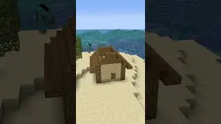 Построил красивый остров   #minecraft #minecraftshorts #майнкрафт