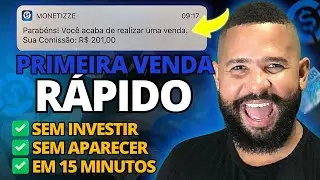 MONETIZZE: Como Fazer a PRIMEIRA VENDA na MONETIZZE? Passo a Passo, Sem Investir e Sem Aparecer