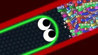 Slither.io 1 Giant Hacker Snake vs 71417 Snakes Epic Slitherio Gameplay