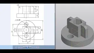 Видеоурок 025. Создание 3D модели в КОМПАСЕ-3D V18.1.