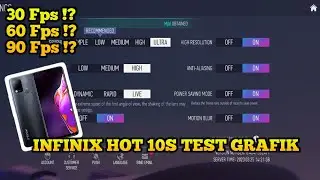 Infinix Hot 10S Test Grafik Ace Racer !!  60fps !?